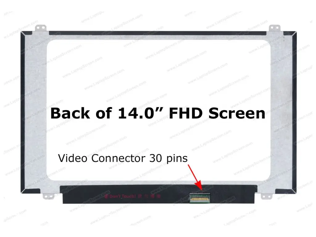 14.0 Slim 30 Pin Vidalı Ips 1920x1080 60Hz Notebook Ekran 2mm ince