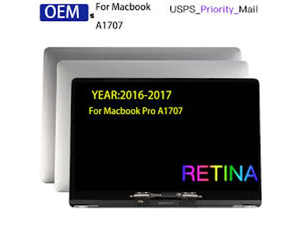 Apple A1707 Macbook Pro 15.4 2800x1800 60Hz (2016-2017) iç ekran