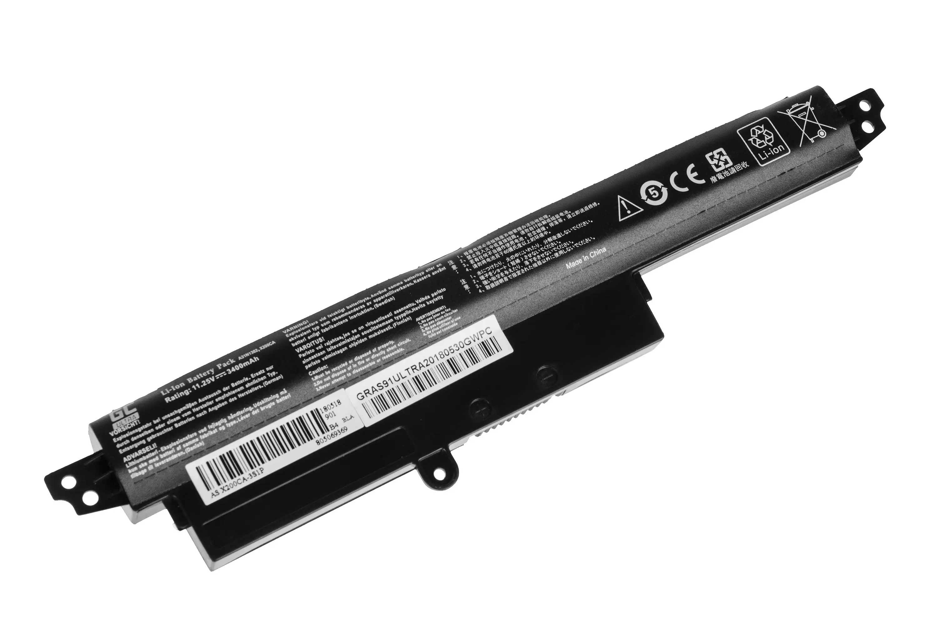 Asus X200 S200 A31Lm2H A31LMH2 ASX200LH Notebook Bataryası Asus X200 S200 A31Lm2H A31LMH2 ASX200LH Notebook Bataryası