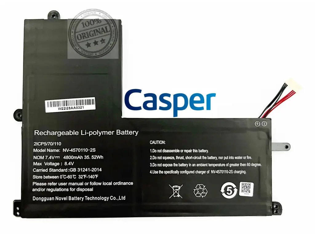 Casper C350 Notebook Bataryası