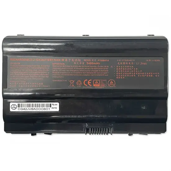 Clevo Monster P750BAT-8 Notebook Bataryası Clevo Monster P750BAT-8 Notebook Bataryası
