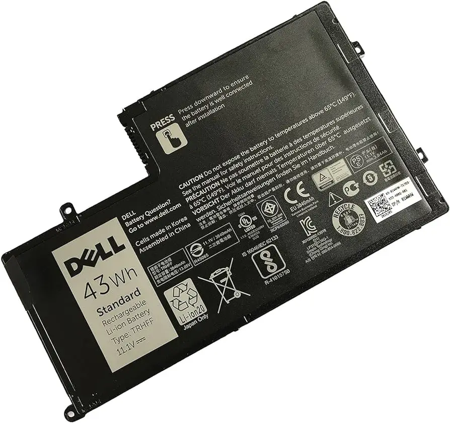 Dell inspiron 14 5447 15 5447 5547 5548 TRHFF Notebook Bataryası Dell inspiron 14 5447 15 5447 5547 5548 TRHFF Notebook Bataryası