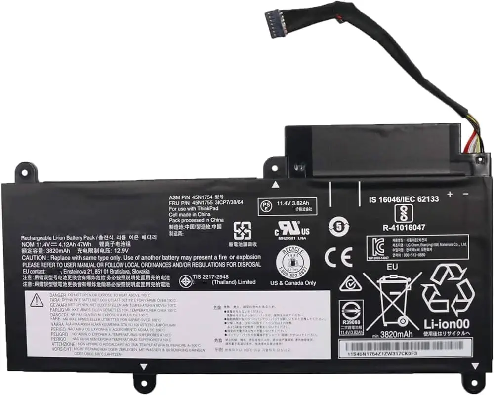 Lenovo 45N1754 Notebook Bataryası Lenovo 45N1754 Notebook Bataryası