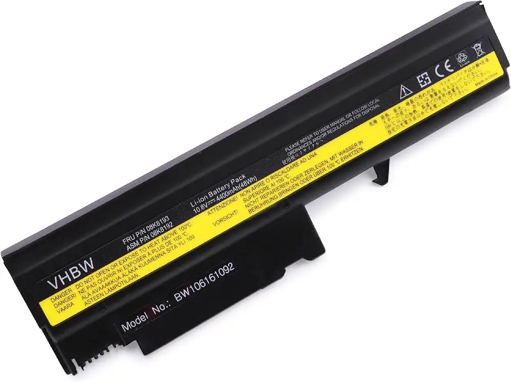Lenovo R50 R51 R52 T40 T41 T43 Notebook Bataryası Lenovo R50 R51 R52 T40 T41 T43 Notebook Bataryası